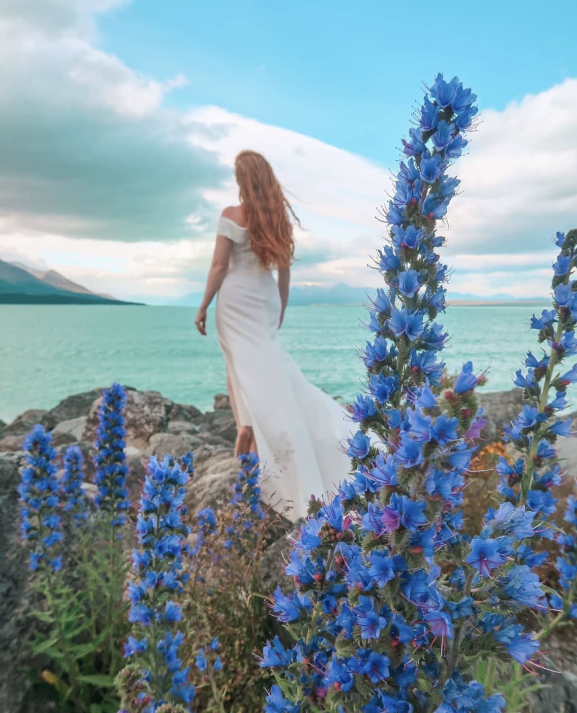 Colourful scenes in Lake Pukaki